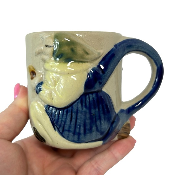 Vintage Lot Of 2 Cassandra Good Luck Kitchen Witch Coffee Mugs 1980s Halloween - Picture 7 of 13